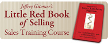 Jeffrey Gitomer's Little Red Book of Selling Sales Training Course